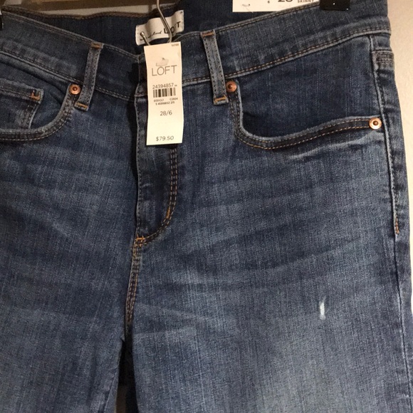LOFT Denim - Modern Skinny Destructed Jeans
